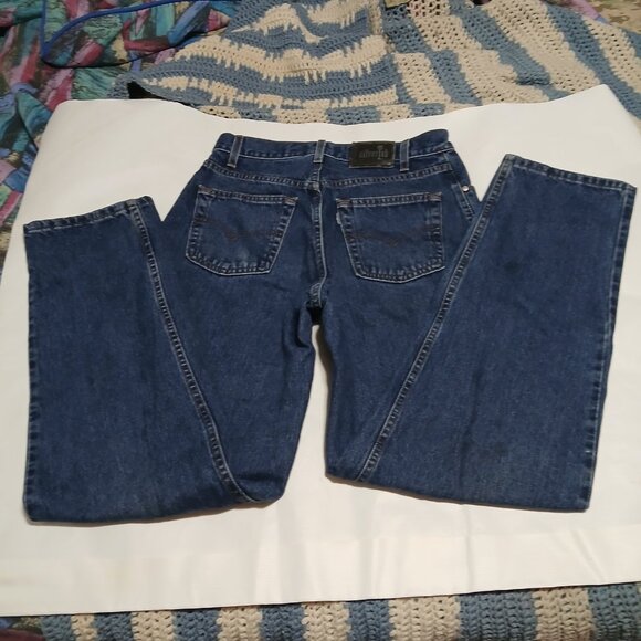 Vintage 1990s Levi's Silver Tab Loose denim blue jeans 31x32 USA Skater Grunge - Picture 3 of 8